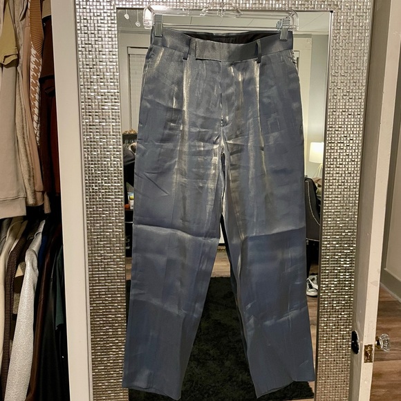men’s ASOS metallic pants - Picture 5 of 7
